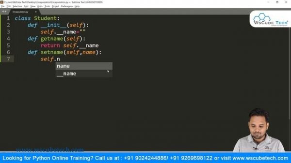 What is Encapsulation in Python |  Object Oriented Programming in Python