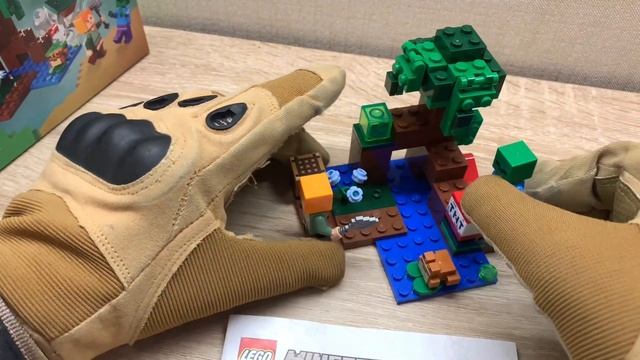 ОБЗОР на ЛЕГО МАЙНКРАФТ 21240 Болотное приключение смотреть онлайн