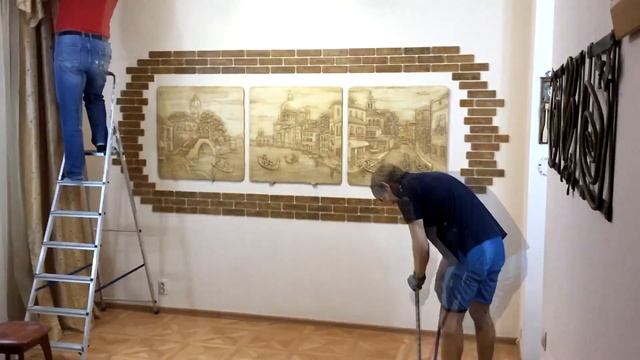 БАРЕЛЬЕФЫ "ВЕНЕЦИЯ" - процесс монтажа смотреть онлайн