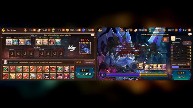 LIGHT ON DARK TITAN!? Monster Super League - Clan Battles смотреть онлайн