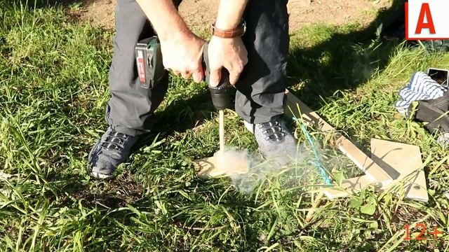 Как развести костер огонь без спичек смотреть онлайн