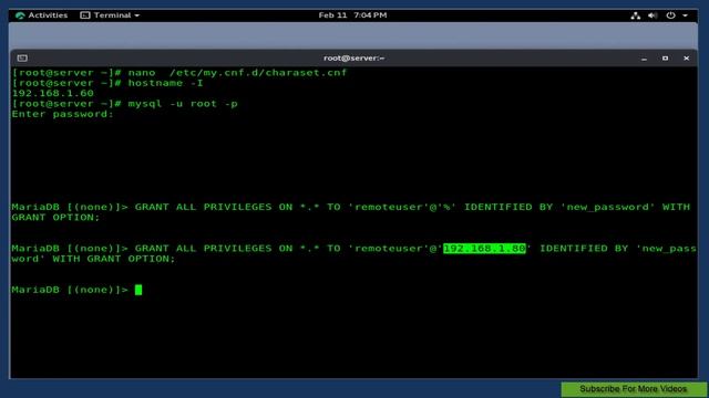 Allow Remote Access To MariaDB Server on Rocky Linux 8.5 смотреть онлайн