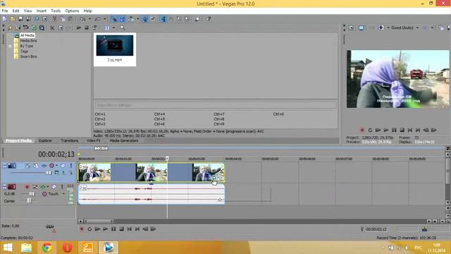 Видеоуроки по Sony Vegas Pro - #4 - Приближение видео смотреть онлайн