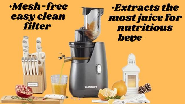 New Update Cuisinart CSJ-300 Easy Clean Slow Juicer смотреть онлайн