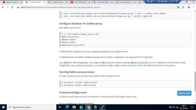 TBZ05-AL02 - Instalação do Zabbix proxy com mysql. смотреть онлайн