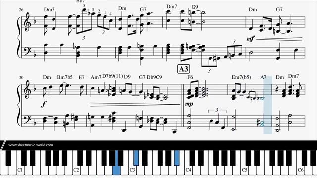 Georgia on my Mind - Hoagy Carmichael (Sheets + Piano Tutorial) Cover Georgia on my Mind смотреть онлайн