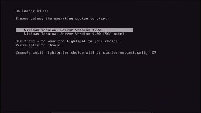 Установка Windows NT 4.0 Terminal Server Edition Build 419 на VirtualBox смотреть онлайн