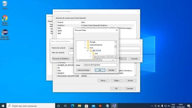 Configuração das variaveis do sistema JAVA HOME e PATH #05 Multcurso смотреть онлайн