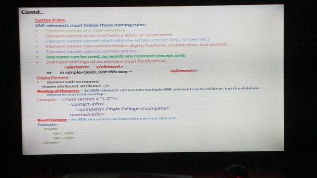 XML- Introduction, Elements, Attributes & XML- Document смотреть онлайн