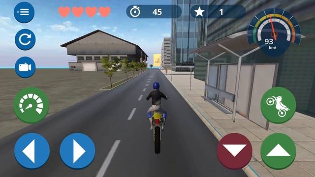 Moto Speed The Motorcycle Game - Gameplay Android game - Motorbike Driving Game смотреть онлайн