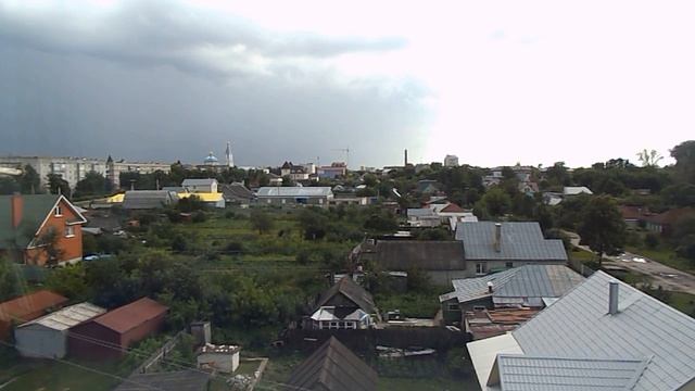 Уходящая гроза в Рассказово. (11. 07. 2016). смотреть онлайн