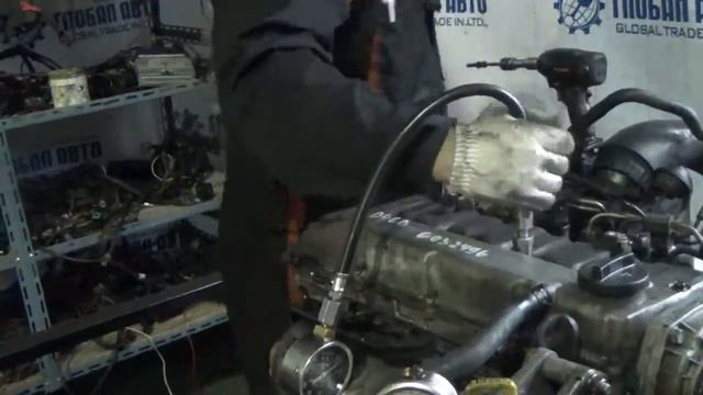 Проверка компрессии в двигателе D4CB 6032496 Starex CRDI 145 л.с смотреть онлайн