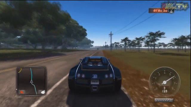 Test Drive Unlimited 2 PS3 - Bugatti Veyron 16.4 Grand Sport Sang Bleu Test Drive смотреть онлайн