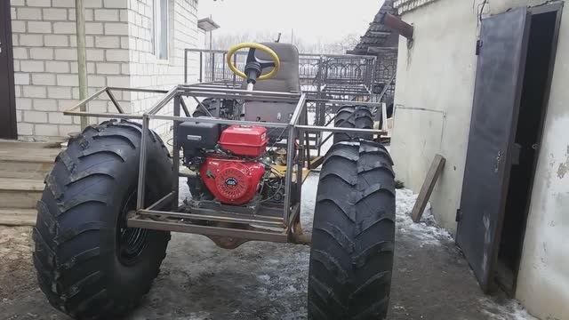 Вездеход на пневматиках Разобрал для проварки и покраски смотреть онлайн