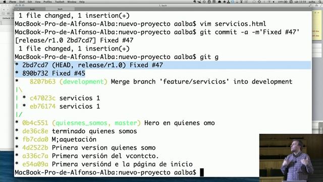 Taller de git-flow parte III: Cómo se usa git-flow - Drupal Camp 2013 - Cáceres смотреть онлайн