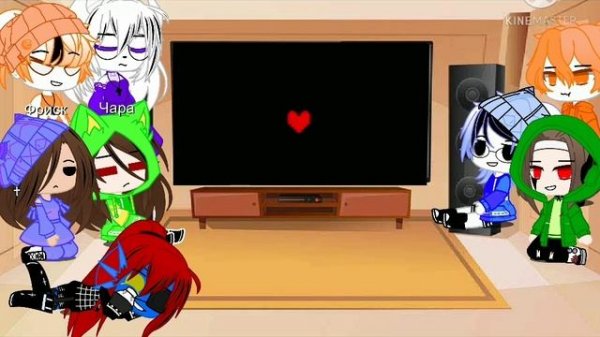 ☀️Реакция андертейл на bad time trio☀️Reaction undertale to bad time trio☀️