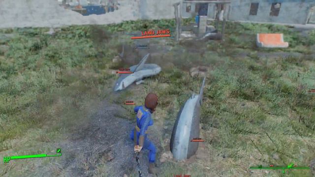 Fallout 4 - FALLSHARK - Crazy Creatures - FUNNY XBOX ONE & PC MOD смотреть онлайн