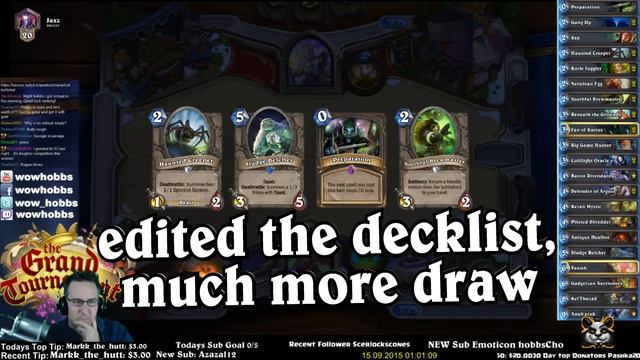 Anub Rogue ~ The Grand Tournament TGT ~ Hearthstone Heroes of Warcraft смотреть онлайн