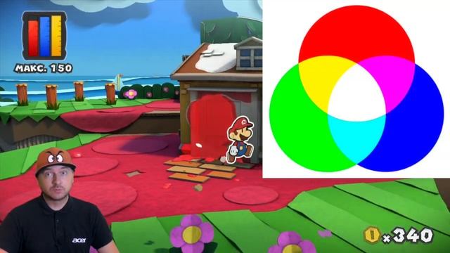 Обзор Paper Mario: Color Splash — вот это приключение! смотреть онлайн