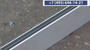 Установка стеклянных перегородок