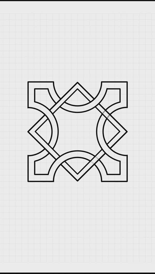 HOW TO DRAW A GEOMETRIC PATTERN \\ как нарисовать геометрический рисунок, узор \\ абстракция смотреть онлайн