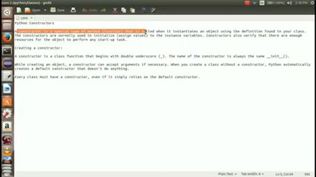 constructor in Python | Python Tutorials смотреть онлайн