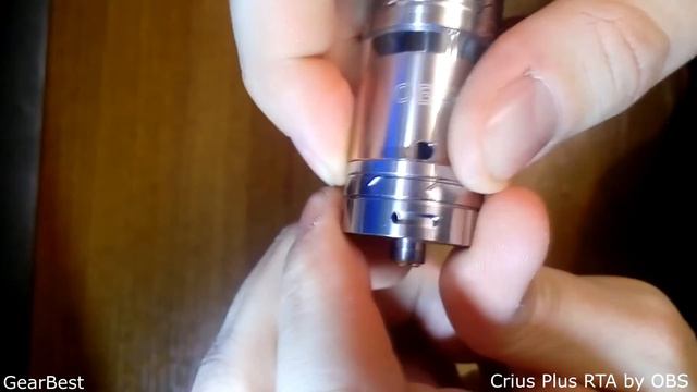 OBS Crius Plus RTA 5.8ml атомайзер Stainless