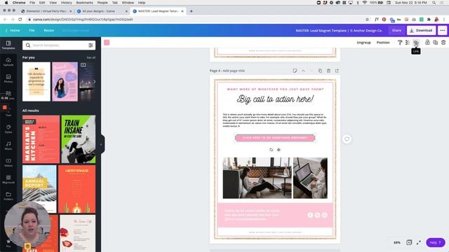 How to Add Links to a Canva Design | Anchor Design Co. смотреть онлайн