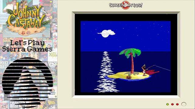 Let's Play Sierra Games - Johnny Castaway (Screensaver) Halloween Special Screen-Antics смотреть онлайн