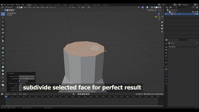 Make circle shape in Blender | Create A Circle With Square or Chequered Faces | Blender3.0+ tutoria смотреть онлайн