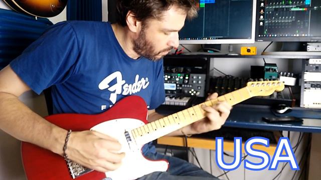 Fender Telecaster USA vs. Fender Telecaster MEX смотреть онлайн