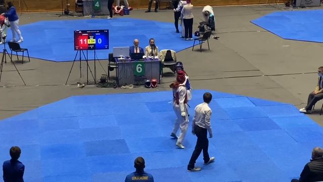 Чёрная - Думина, Чемпионат Украины среди молодежи 2021, 1 бой смотреть онлайн