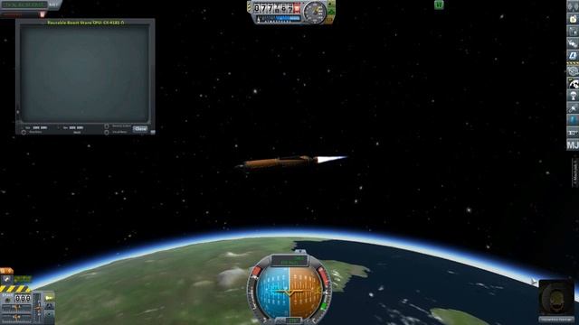 Kerbal Space Program | Re-Useable Boost Stage Landing | kOS MOD смотреть онлайн