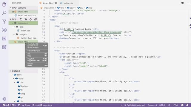 Create your first HTML/CSS project смотреть онлайн