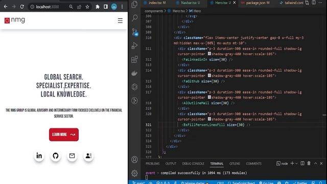 Modern Business Responsive Animation Website | Nextjs TailwindCSS Framer-Motion GSAP | Part-4 | Her смотреть онлайн