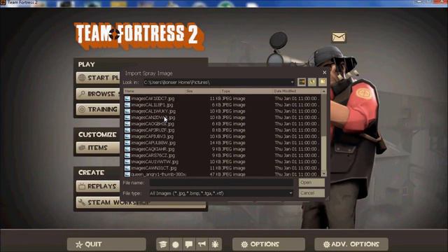 Team Fortress 2 Crosshair And Import A Spray Tutorial смотреть онлайн