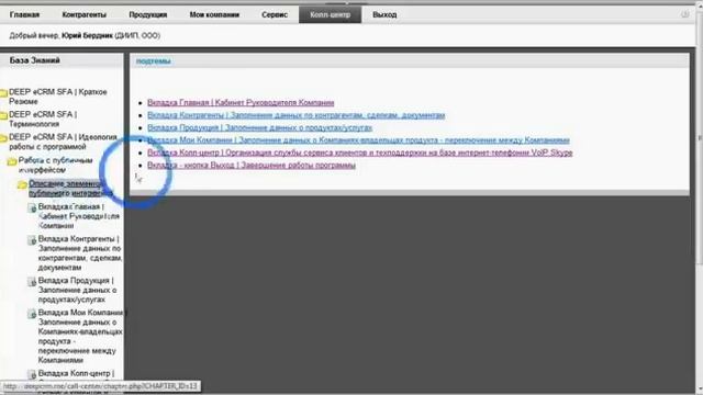 deep eCRM SFA GUI presentation смотреть онлайн