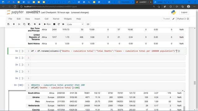 Renaming Columns-Pandas 11 смотреть онлайн