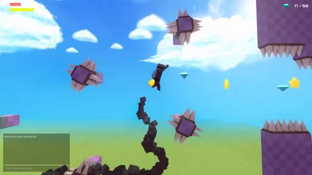 Super Voxel World Gameplay - Jetpack Challenge смотреть онлайн