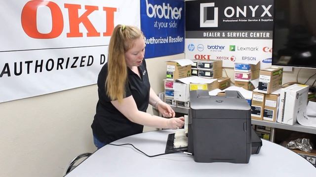 HP 8710 | Onyx Imaging | Tulsa Printer Repair | How to Clear a Paper Jam смотреть онлайн