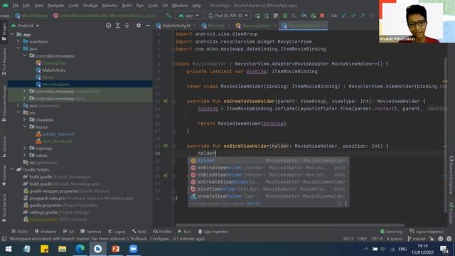 Android Study Jams Beginner - Recycler View смотреть онлайн