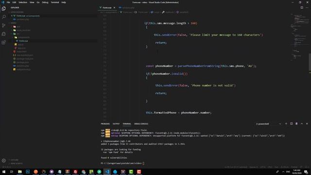 How to send an SMS with VueJS and PHP смотреть онлайн