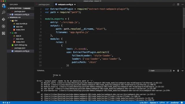 Webpack 2 with Webpack Dev Server смотреть онлайн
