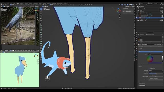 Low Poly Shoebill Timelapse with Commentary смотреть онлайн