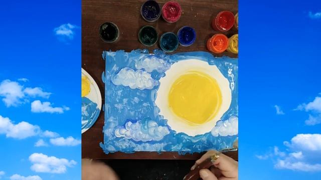 Рисование птиц от петли.