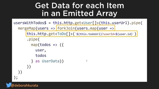 How Do I Get Data for each Item in an Emitted Array? смотреть онлайн
