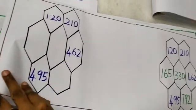 Hexagonal shapes from Pascal's triangle...7th std... Teaching aid in தமிழ்... 🙂 смотреть онлайн