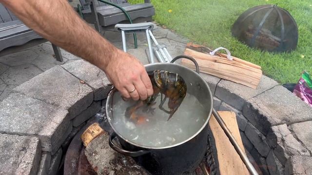 Лобстер - сам поймал / сам приготовил… Лобстер на гриле или лучше сварить лобстера в воде? смотреть онлайн