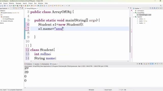 Array of objects | how to create array of objects in java | malayalam | Code eureka смотреть онлайн