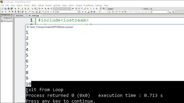C++ Programming #20: Control Looping Statement(break and continue) with Example смотреть онлайн